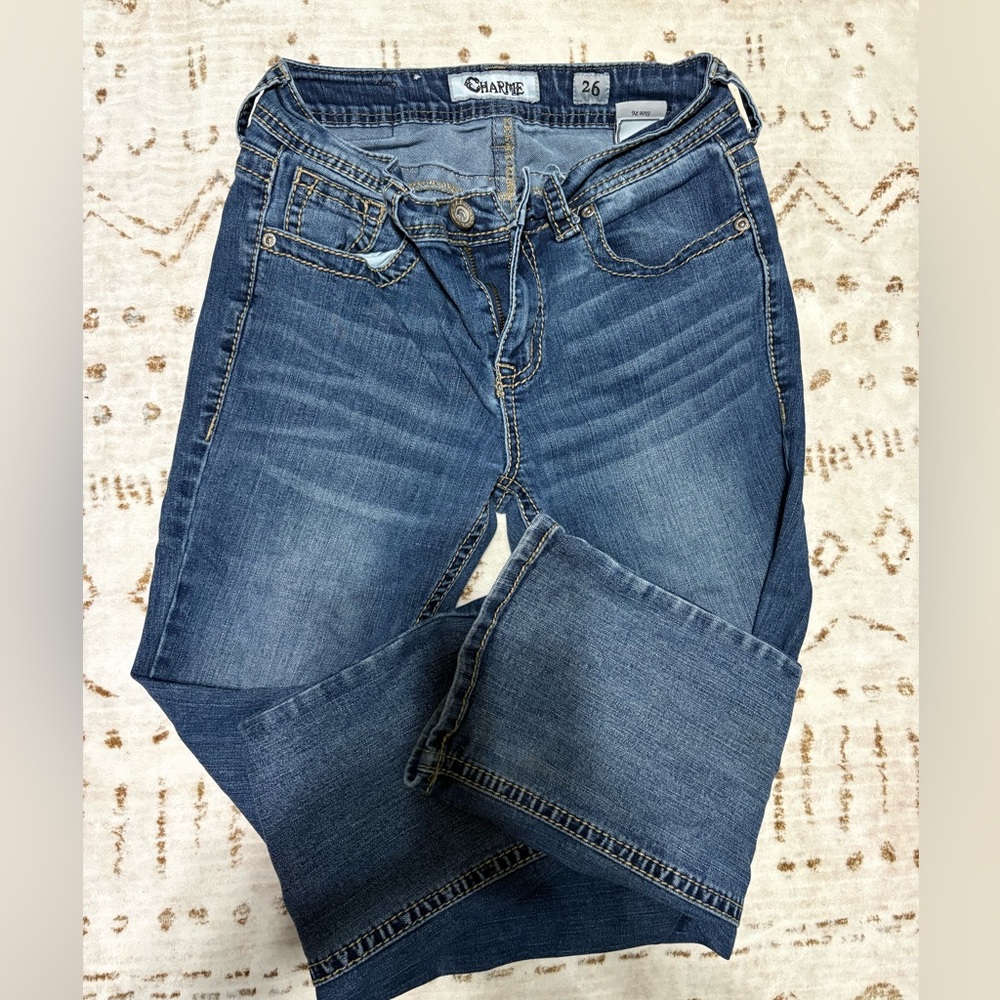 Charme 26 Blue Denim Jeans bootcut